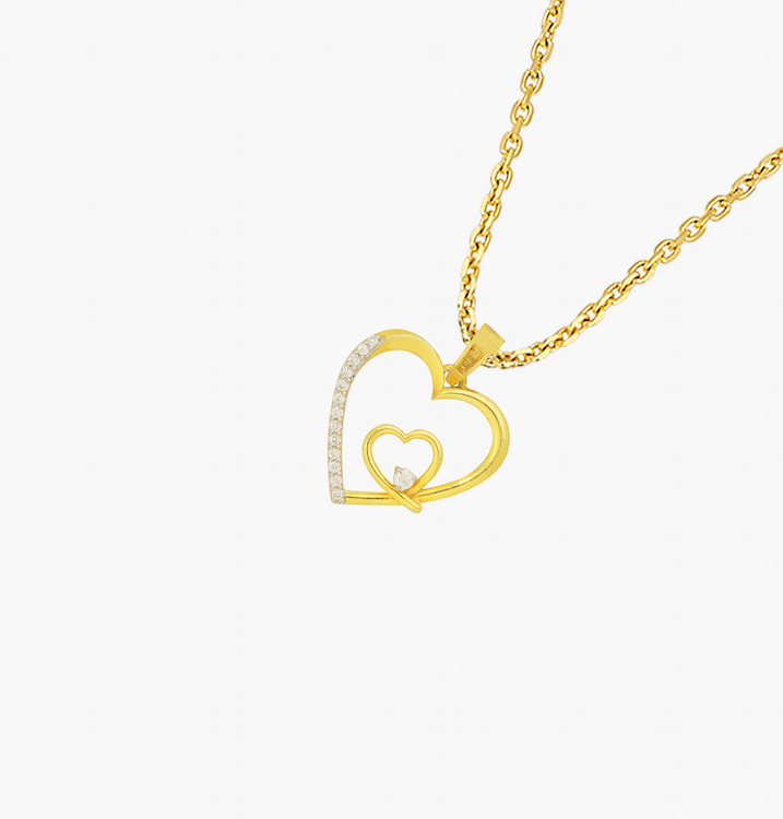 The Engrossed Hearts Pendant